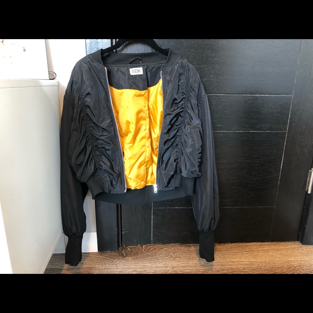 Lf Cropped Bomber Jacket - image 1